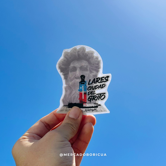 Sticker Lares Ciudad del Grito | Betances | Orgullo Puertorriqueño