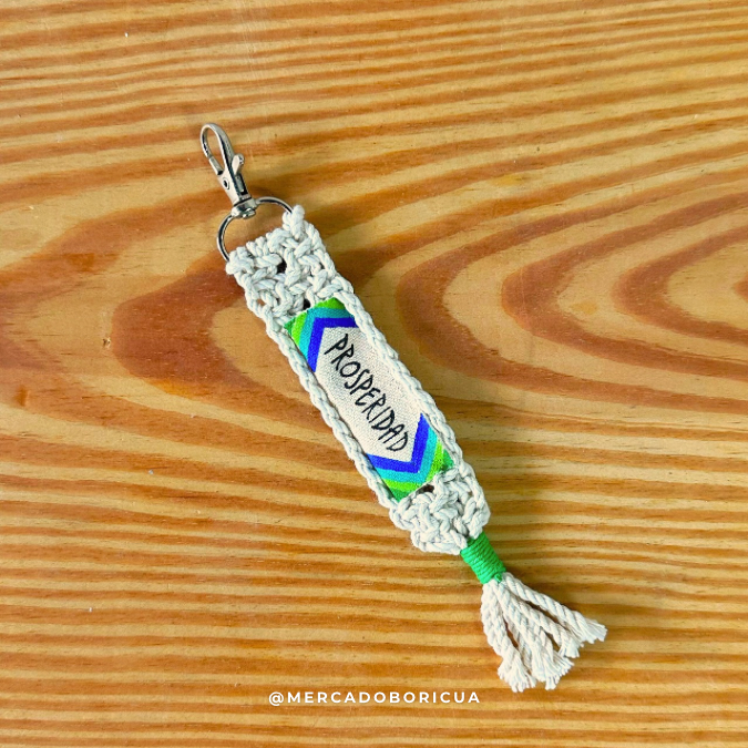 Macramé Keychain | Prosperity