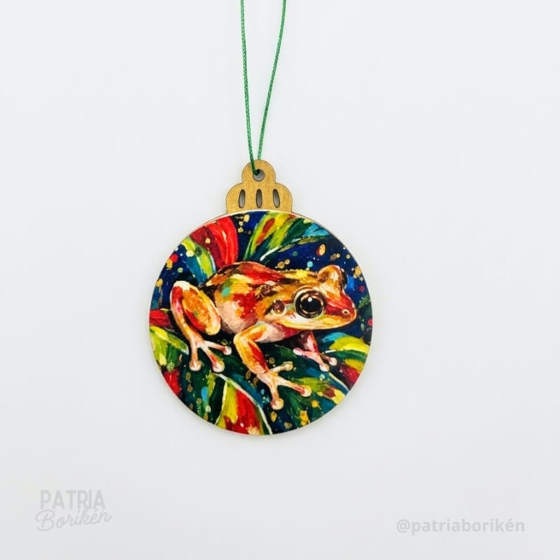 Adornos Navideños Boricuas 12 Pack | Estampas Tradicionales de Puerto Rico