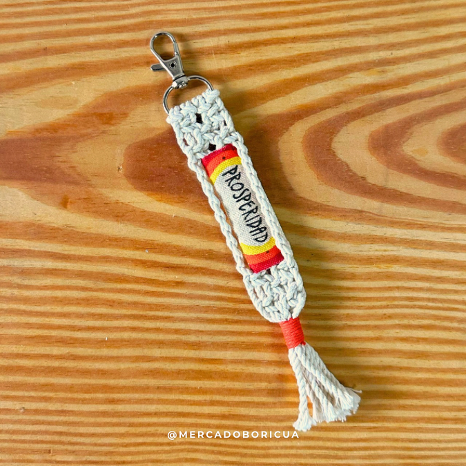 Macramé Keychain | Prosperity