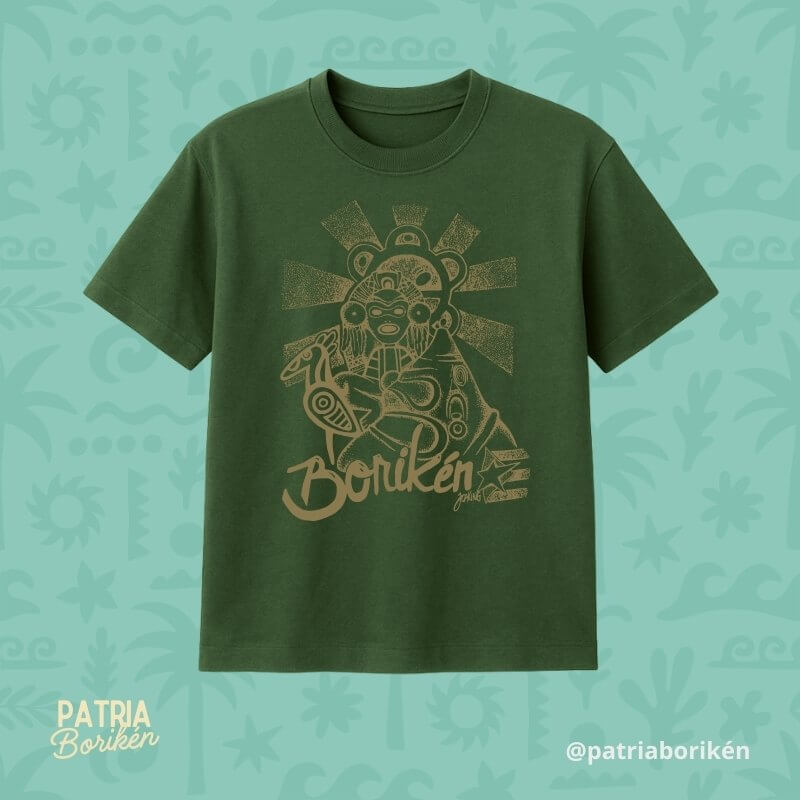 Croptop "Borikén" | Cemí y Petroglifos Taínos