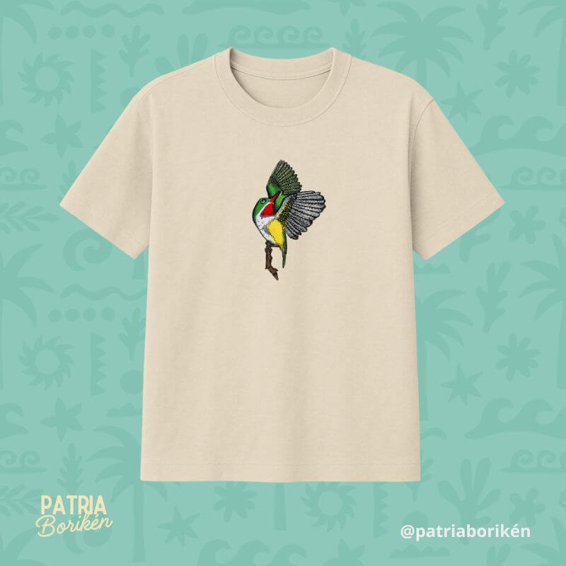 "Saint Peter in Flight" T-shirt | Endemic Bird of Puerto Rico