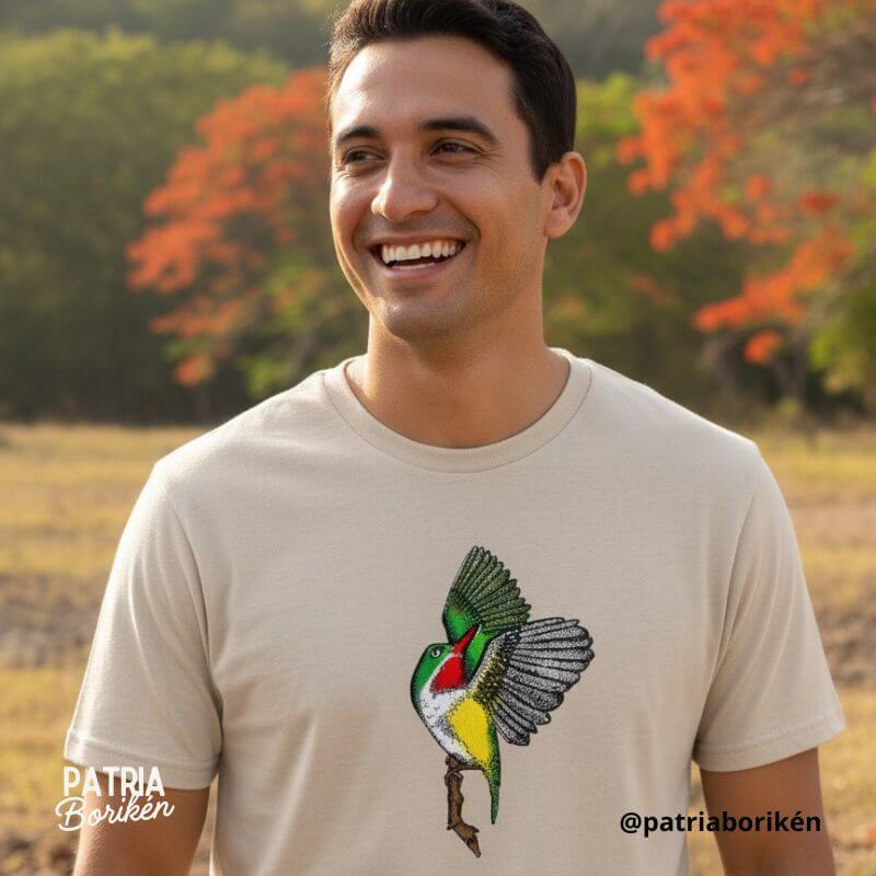 "Saint Peter in Flight" T-shirt | Endemic Bird of Puerto Rico