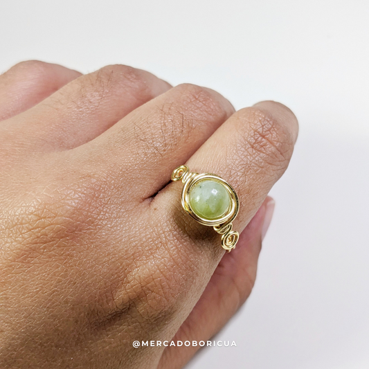 Wire Gemstone Ring