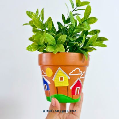 Tiestos Pintados | Casitas de Campo