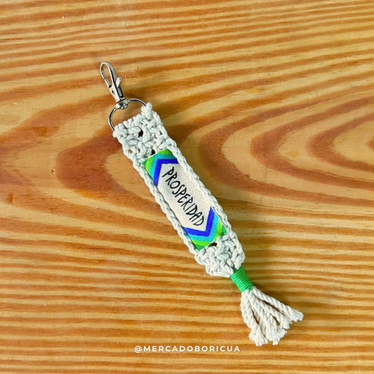 Macramé Keychain | Prosperity