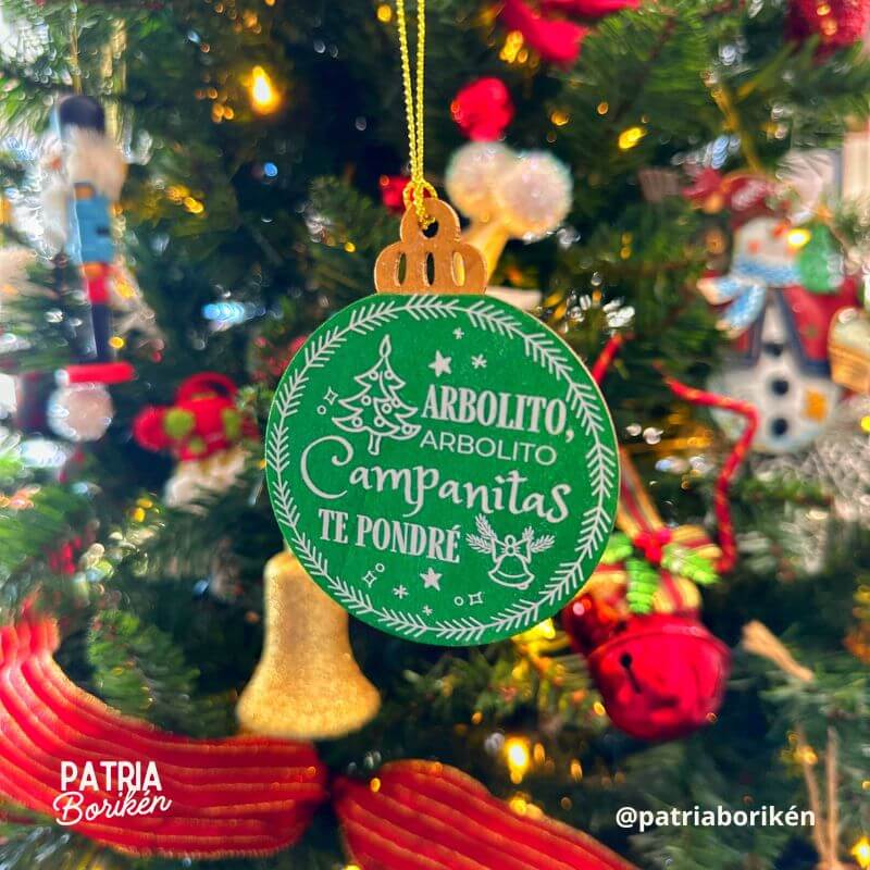 Adornos Navideños Parranda 6 Pack | Decoración Navidad Boricua | Sets