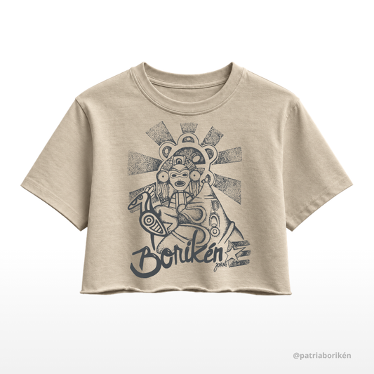 Croptop "Borikén" | Cemí y Petroglifos Taínos