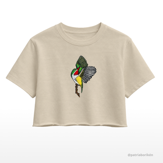 Crop Top San Pedrito en Vuelo | Ave Endémica de Puerto Rico