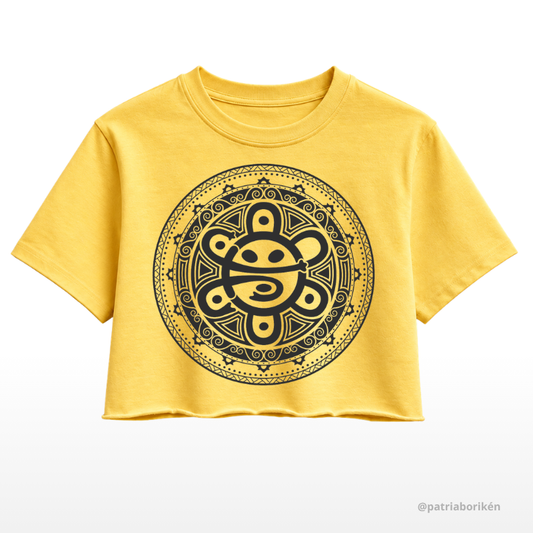 Cropped T-Shirt - Sol y Coquí Taíno