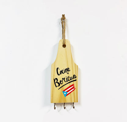 Porta llaves en Madera | Cocina Boricua