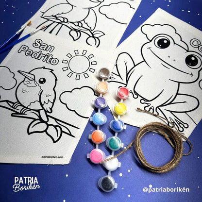 Kit DIY- Banderines - Fauna endémica de Puerto Rico