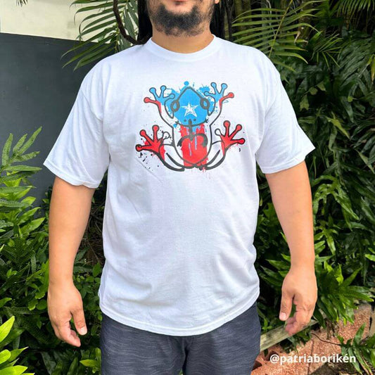 Puertorican Flag Coquí Graphic T shirt