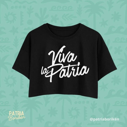 Viva la Patria Cropped tee