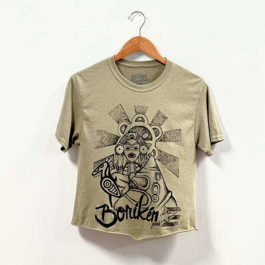 Croptop "Borikén" | Cemí y Petroglifos Taínos