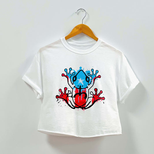 Coqui Bandera Crop Tee